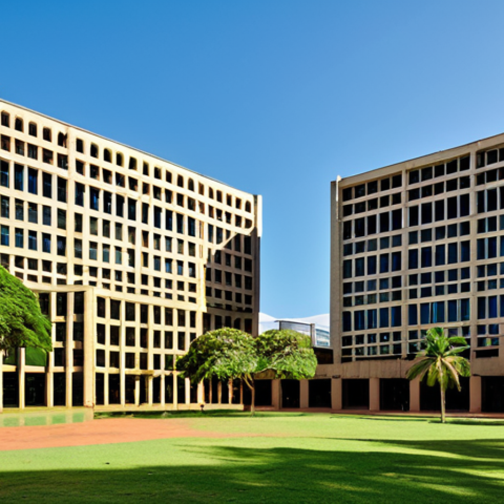생체모방 혁신과 지속 가능성 - Eastgate Centre, Harare**
"Exterior shot of the Eastgate Centre in Harare, Zimbabwe, a modern offic...
