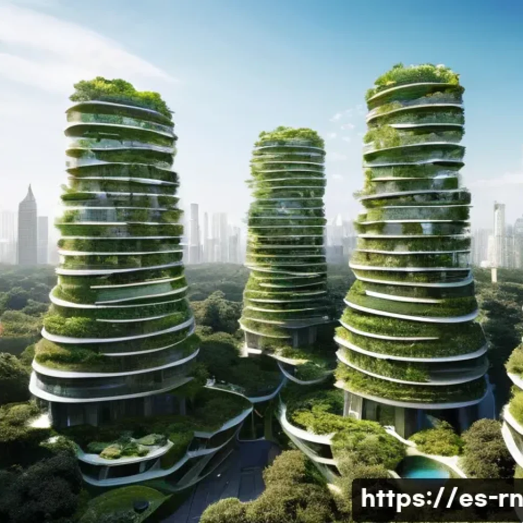 생체모방 혁신의 사회적 실천 사례 - **Prompt 1: Futuristic Biomimetic Eco-Cityscape**
    "A stunning, wide-angle aerial shot of a futur...